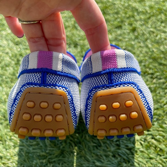 BNWOB Rothy’s In-Store Exclusive Original Blue Driving Loafers Size 7.5 - Picture 3 of 6